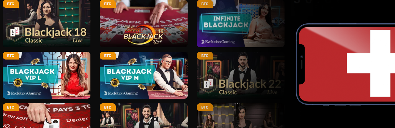 blackjack casinos